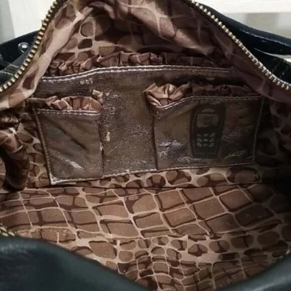 Laundry by Shelli Segal LEATHER SATCHEL - Picture 10 of 15